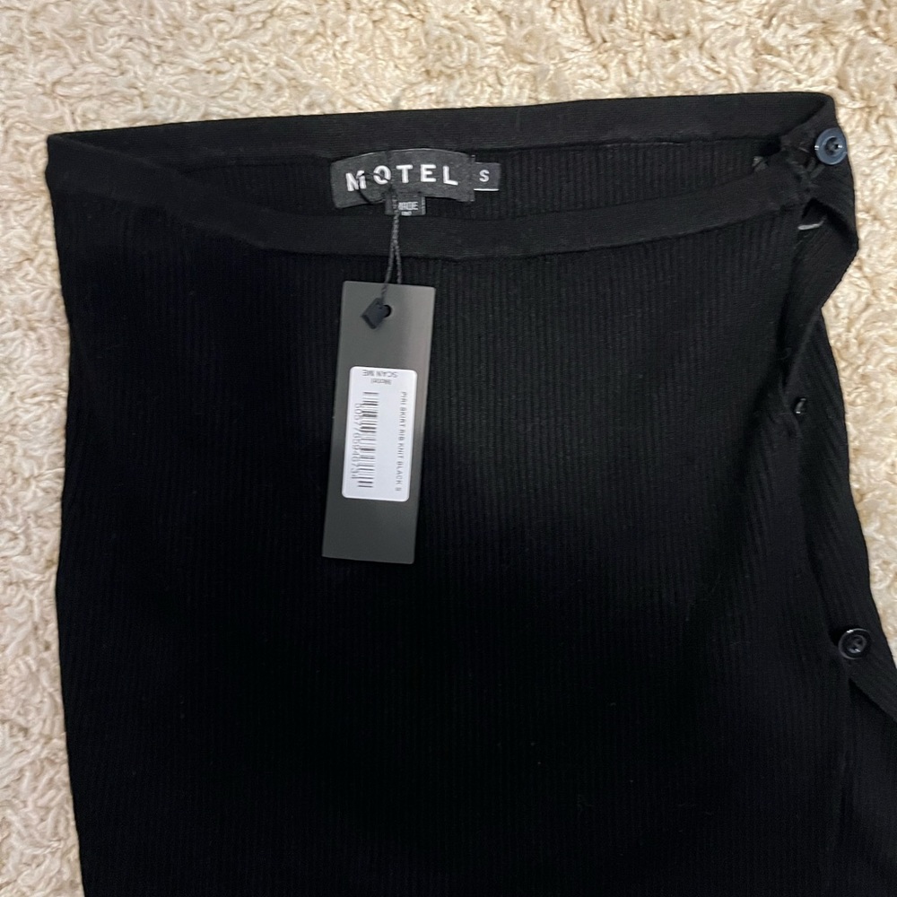 Motel Black mini Skirt